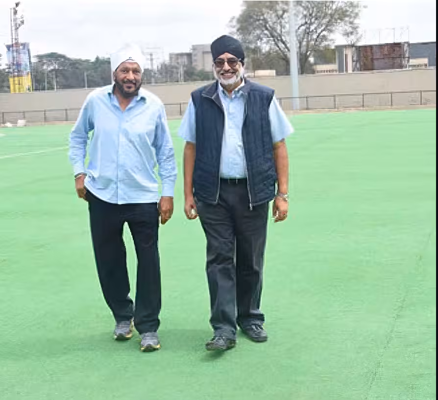 Sikhs in Kenya 6 Kenyan hockey legend Avtar Singh Sohal (left) and Manminder Singh Jandu