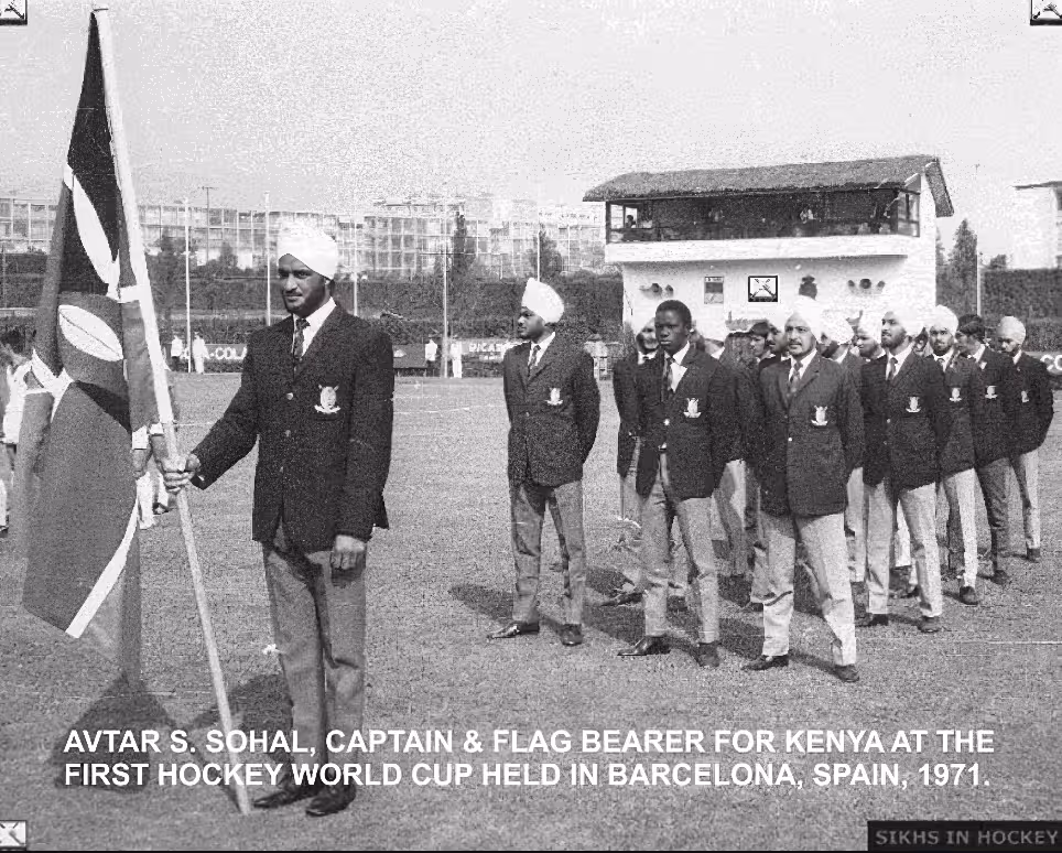 Sikhs in Kenya 4 avtar Singh Sohal-Hockey Team Kenya