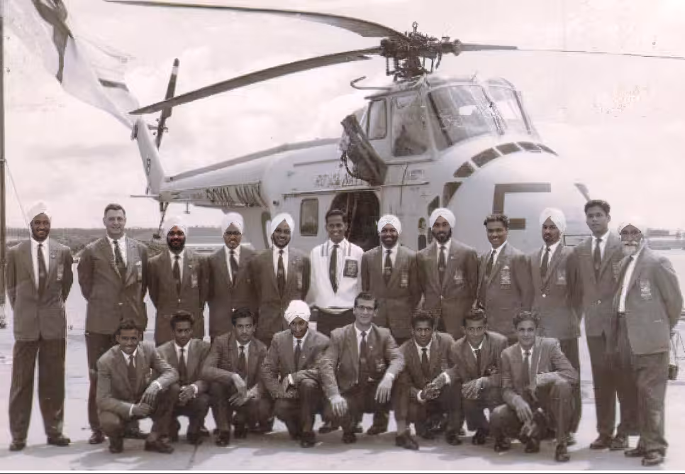 Sikhs in Kenya 3 Avtar Singh sohal and Hockey Team, kenya,1971