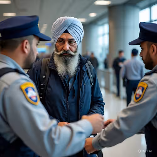 Airport profile check of sikhs in usa
