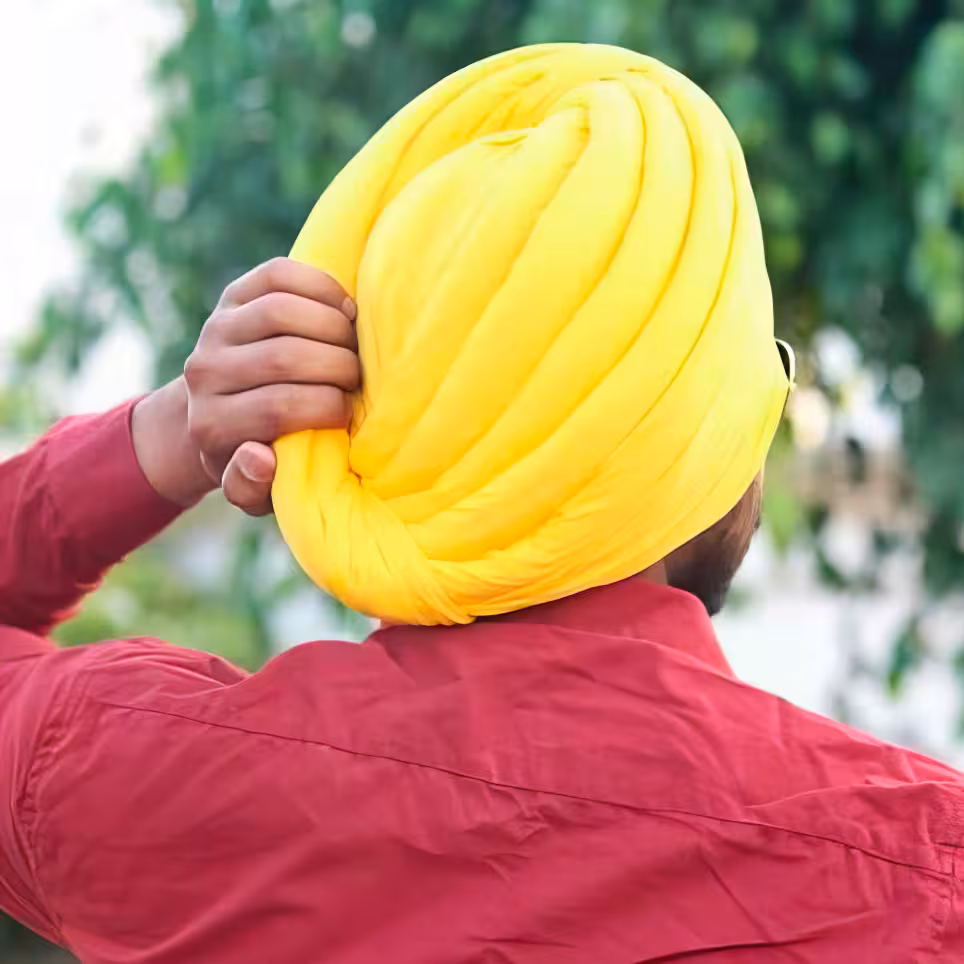 yellow turban