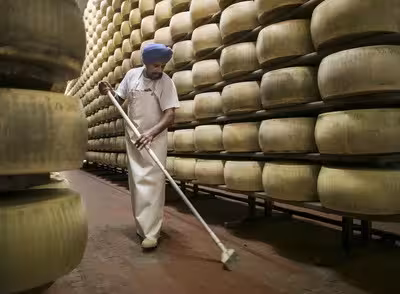 Famous Sikhs in Italy 7 Italian cheesemaking