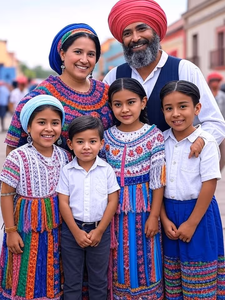 Sikh married to Maxican Lady in