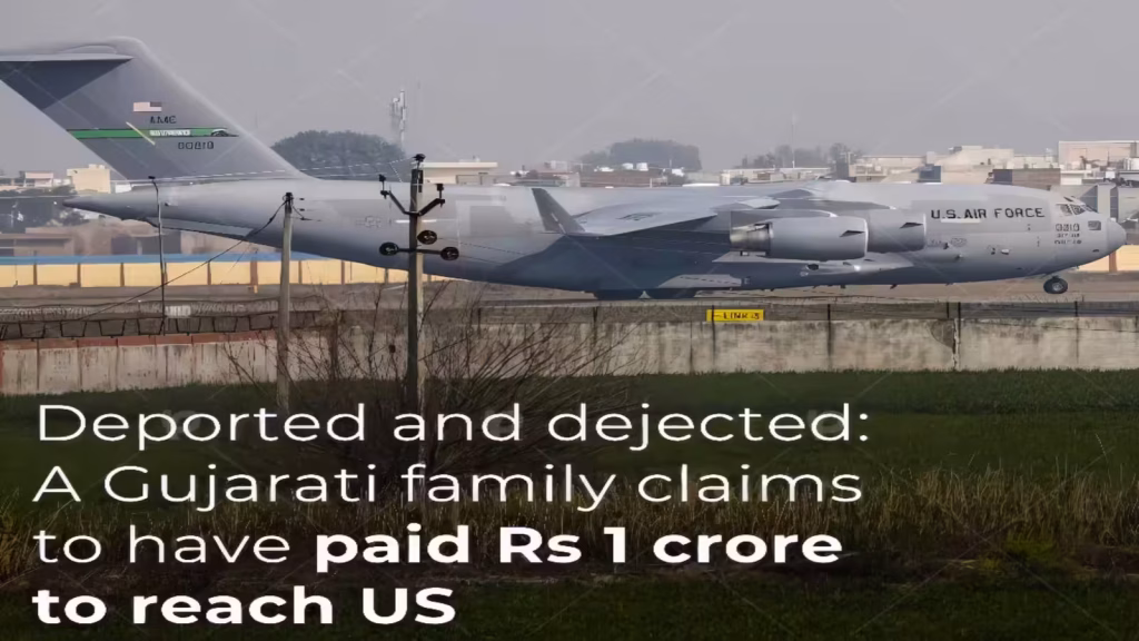 Deportees from #Punjab and #Haryana arriving at the airport shared that they were apprehended at the US-Mexico border approximately 10 days ago, with some claiming to have traveled from the UK.