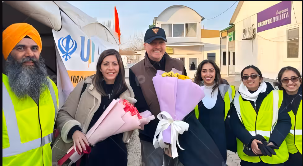 UNITED SIKHS Relief Camp at the Ukraine-Poland Border.