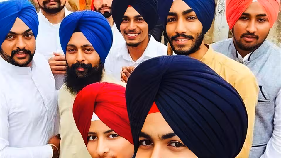 Patiala Turban, Malwa ,Punjab, India