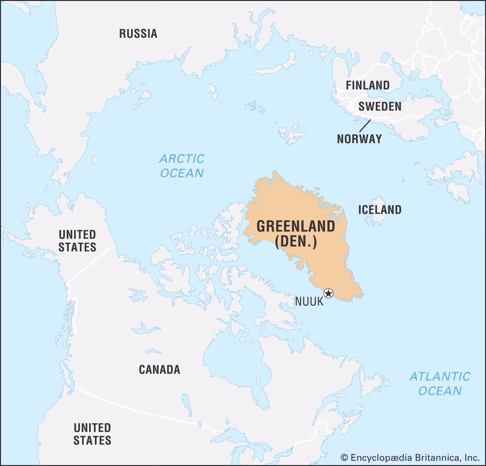 Greenland Map