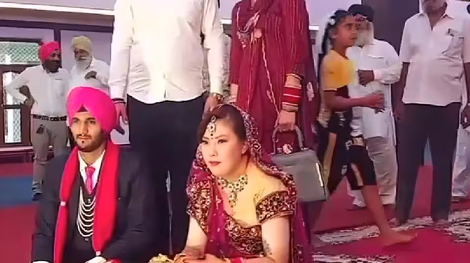 Sukhjeet of Punjab marries Kim of South Korea.